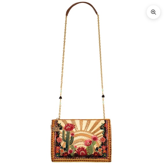 Mary Frances Desert Sunrise Beaded Crossbody Handbag - Picture 2 of 9